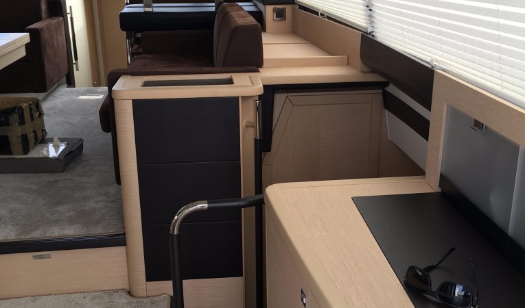 50 Prestige Looking forward from salon door