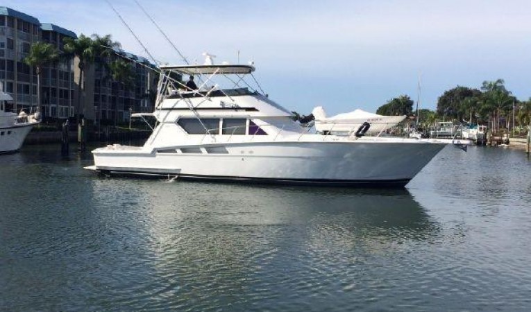 54 Hatteras Starboard Profile