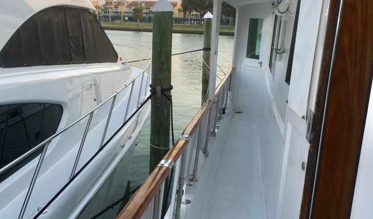 58 Hatteras Port Side