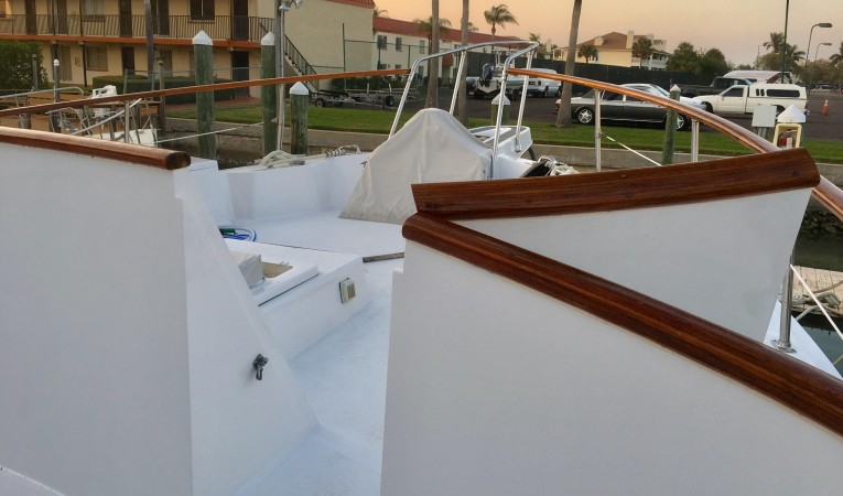 58 Hatteras Portuguese Bridge