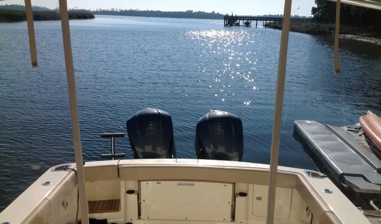 35 Scout Boats Cockpit