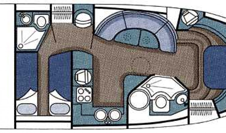 42 Cruisers Yachts LAYOUT