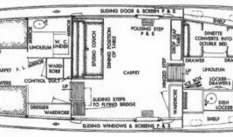 45 Chris-Craft Layout
