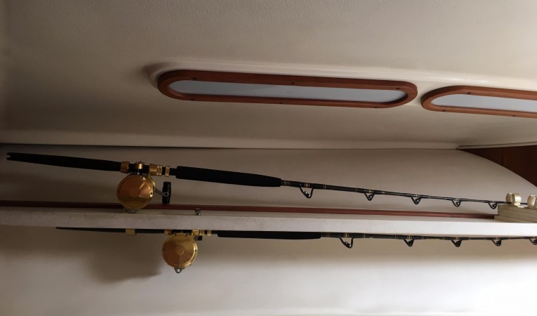 40 Luhrs Port Custom Rod Storage