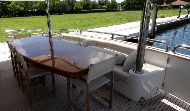 82 Horizon Aft Deck Starboard