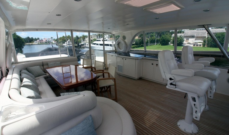 82 Horizon Flybridge Aft
