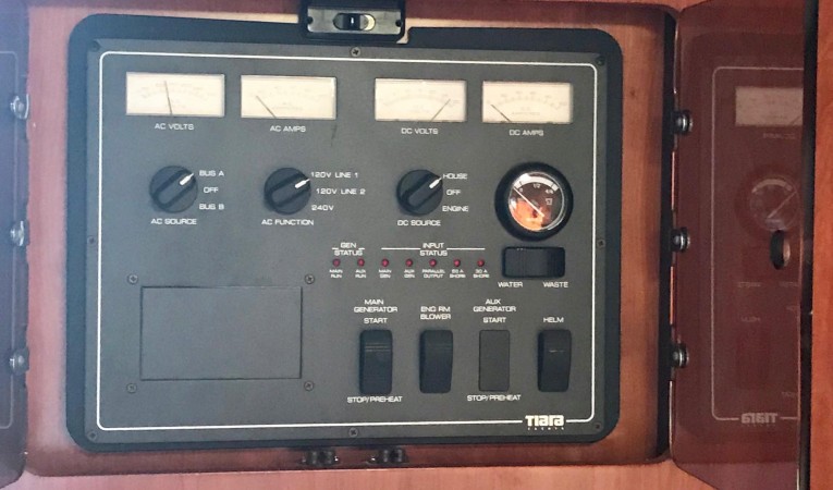 52 Tiara Shore Power/ Genset Panel