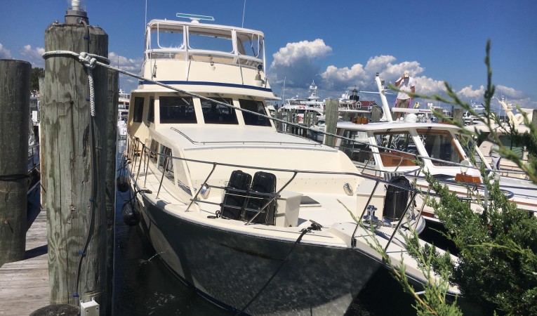 50 Chris Craft In the Slip