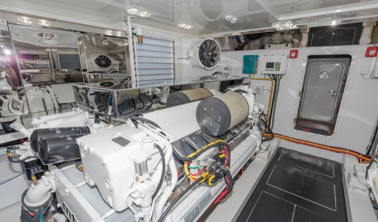 92 Viking Engine Room