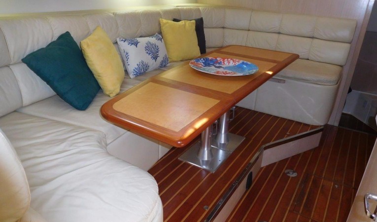 40 Tiara Salon/Dining Settee - Looking Aft