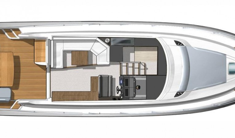 49 Beneteau Main Deck Layout