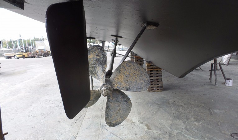 53 Hatteras Prop and Rudder