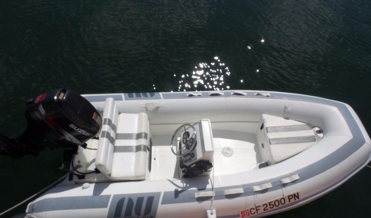 53 Hatteras Dinghy and OB