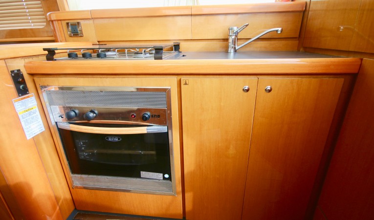 46 Beneteau Galley area