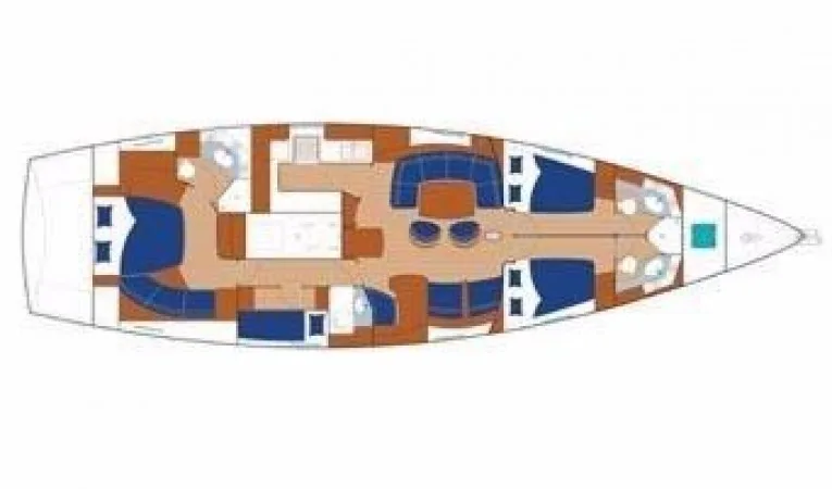 57 Beneteau Layout