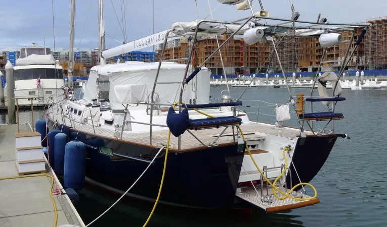 57 Beneteau Aft view