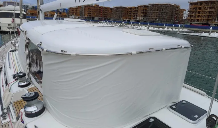 57 Beneteau Custom carbon fiber enclosure