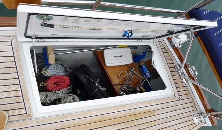 57 Beneteau Storage hatch