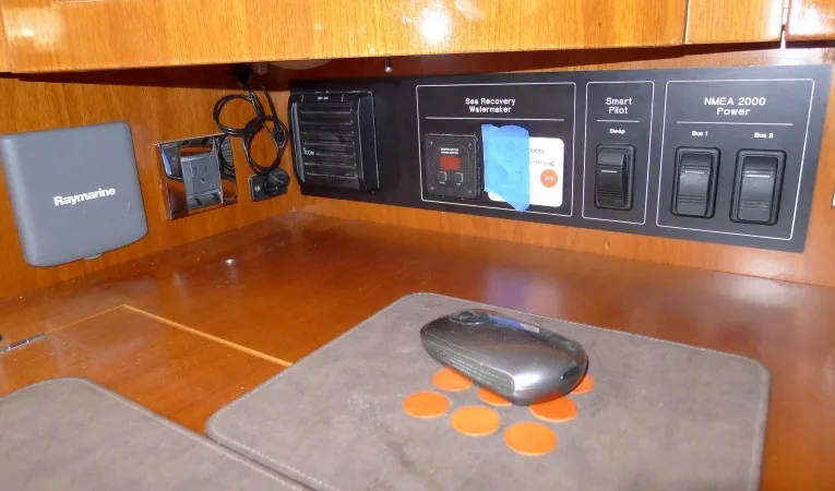 57 Beneteau More Nav station instruments...