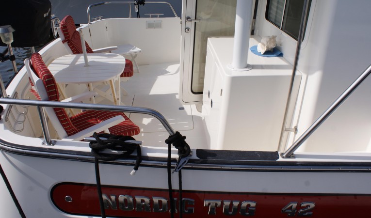42 Nordic Tugs cockpit detail