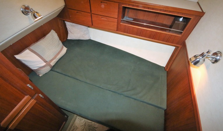 42 Nordic Tugs guest berth converted to double