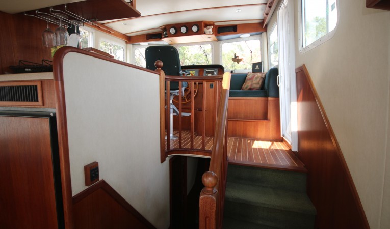 42 Nordic Tugs looking into pilothouse