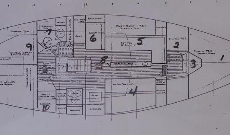 44 McGuire Interior Drawing - Floorplan