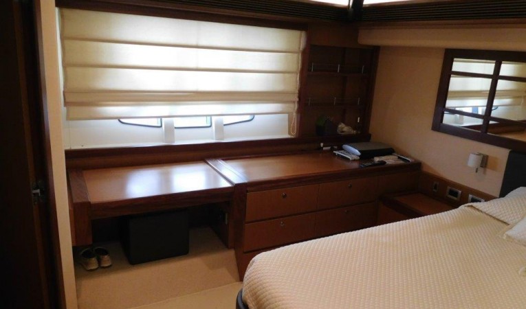 63 Ferretti Yachts Master Stateroom - Desk/Vanity and Stool