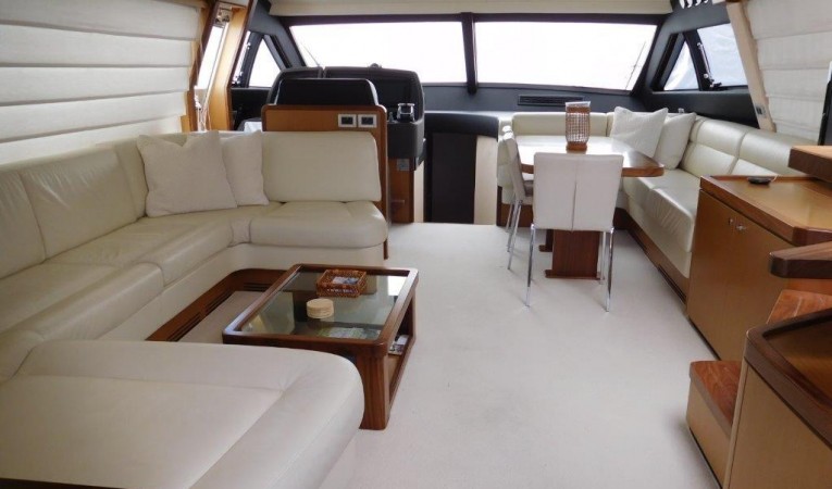 63 Ferretti Yachts Salon - Looking Forward
