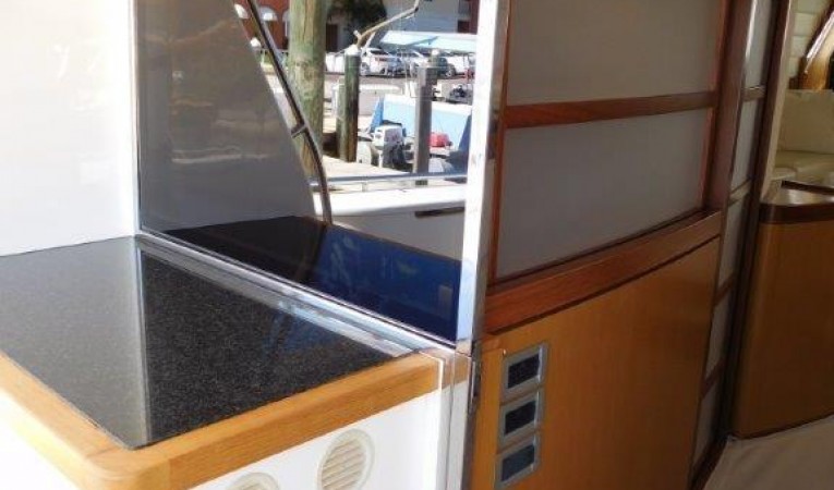 63 Ferretti Yachts Galley/Aft Deck - Window Closed