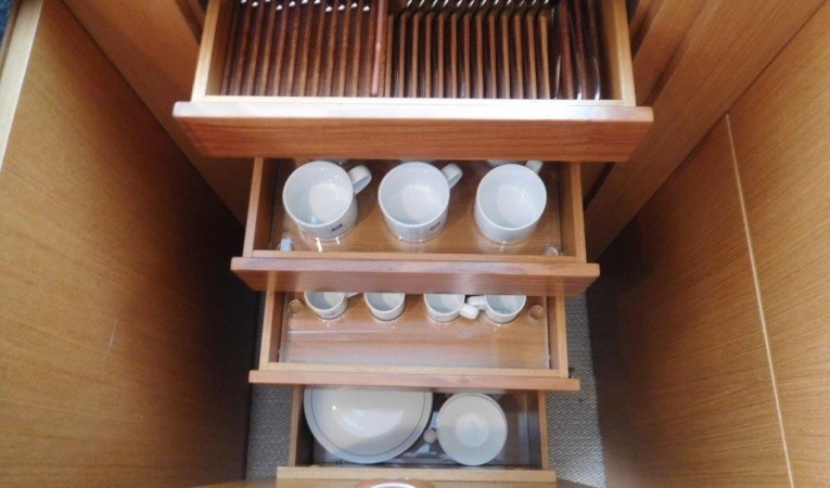 63 Ferretti Yachts Galley Storage Drawers