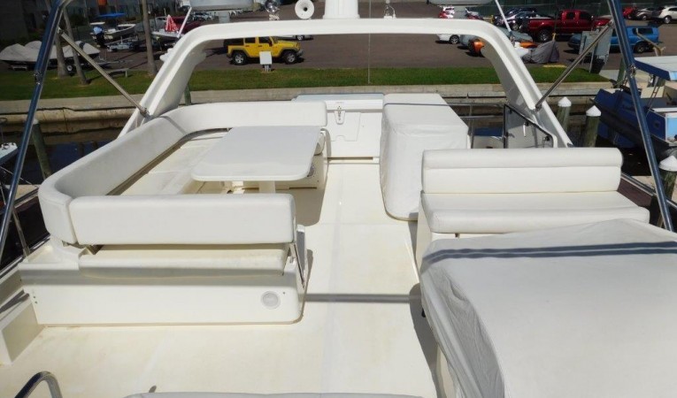 63 Ferretti Yachts Flybridge - Looking Aft