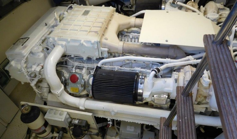 63 Ferretti Yachts Engine Room