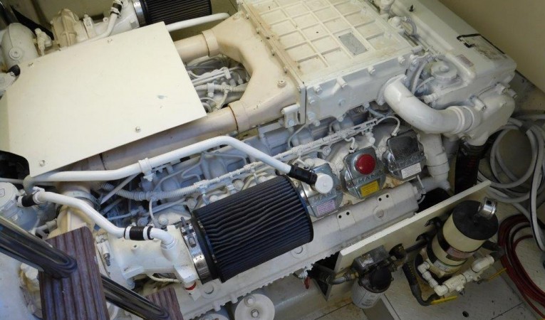 63 Ferretti Yachts Engine Room