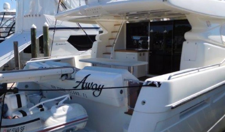 63 Ferretti Yachts Aft Deck and Swim Platform