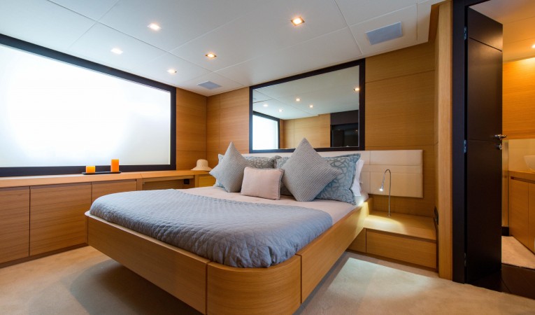 64 Pershing Master Stateroom
