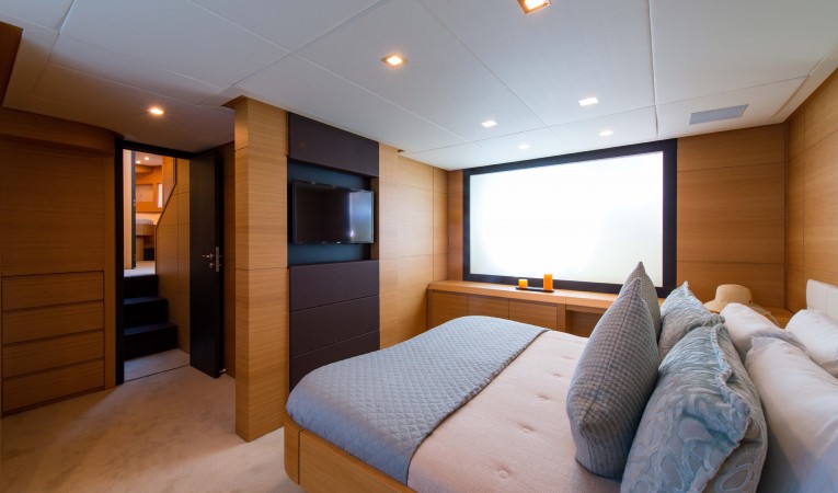 64 Pershing Master Stateroom