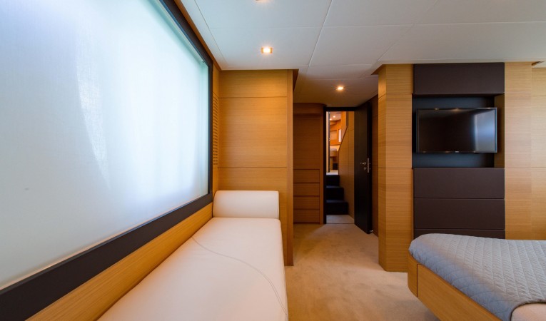 64 Pershing Master Stateroom