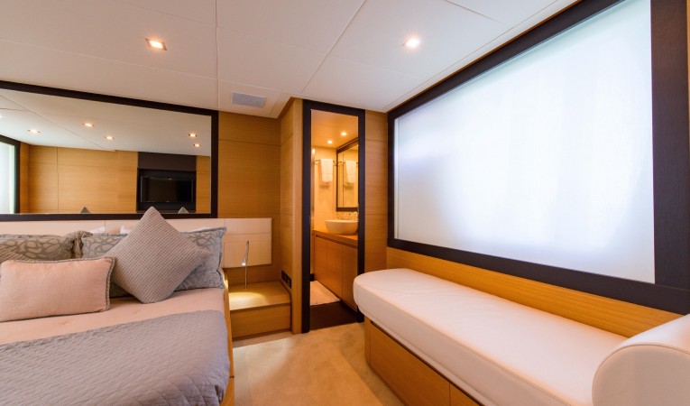 64 Pershing Master Stateroom