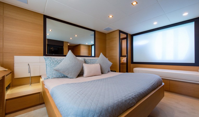 64 Pershing Master Stateroom