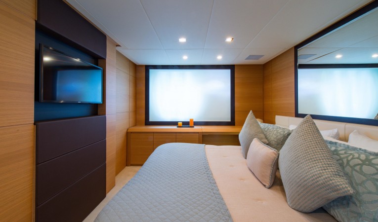 64 Pershing Master Stateroom