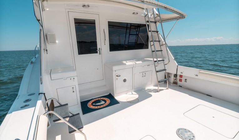 52 Hatteras Cockpit Forward