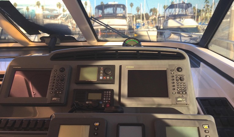 44 Tiara Helm Station Detail 2