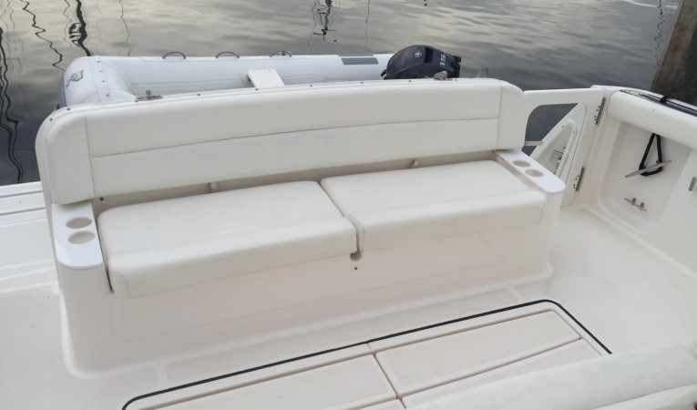 44 Tiara Rear Cockpit View