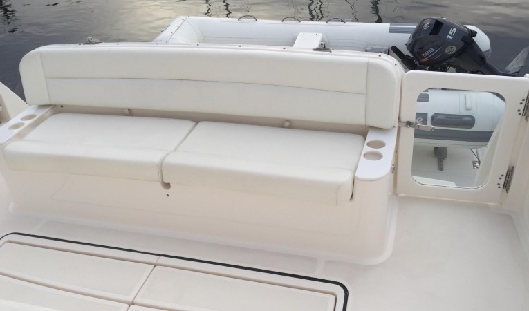 44 Tiara Rear Cockpit View