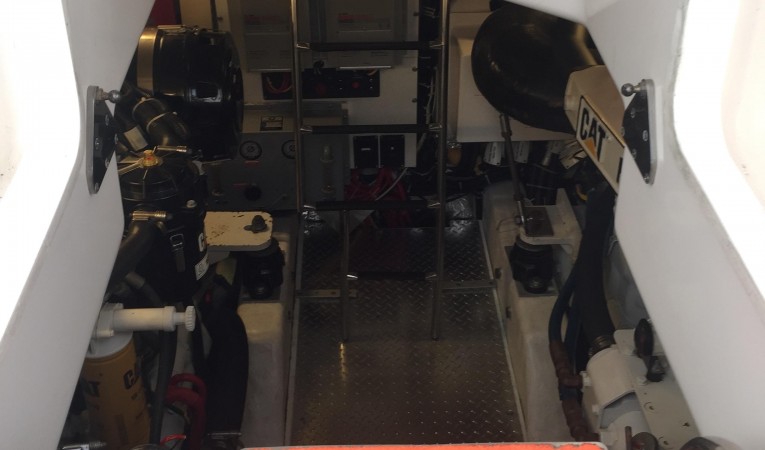 44 Tiara Engine Room