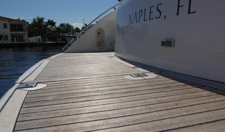 50 Viking Princess Teak SwimPlatform
