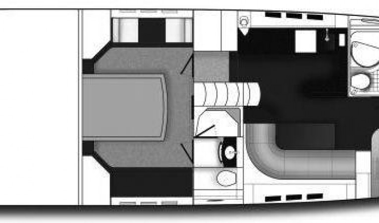 58 Sea Ray Floorplan Interior