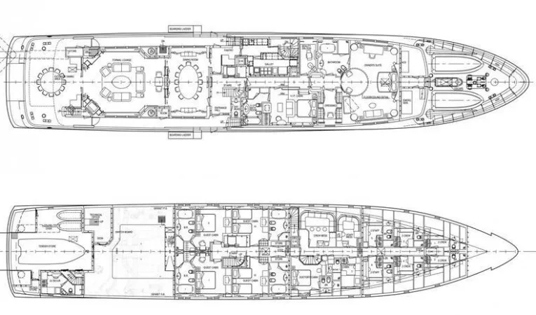 178 Amels Deck Plan Main