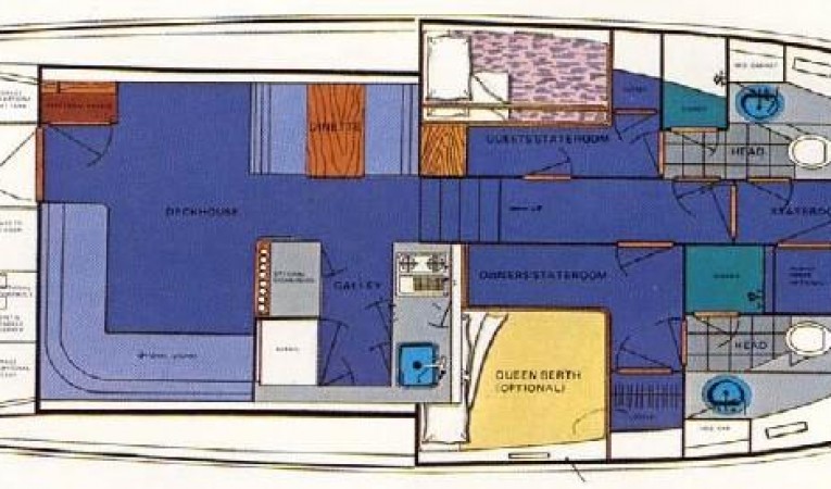 52 Hatteras General Arrangement